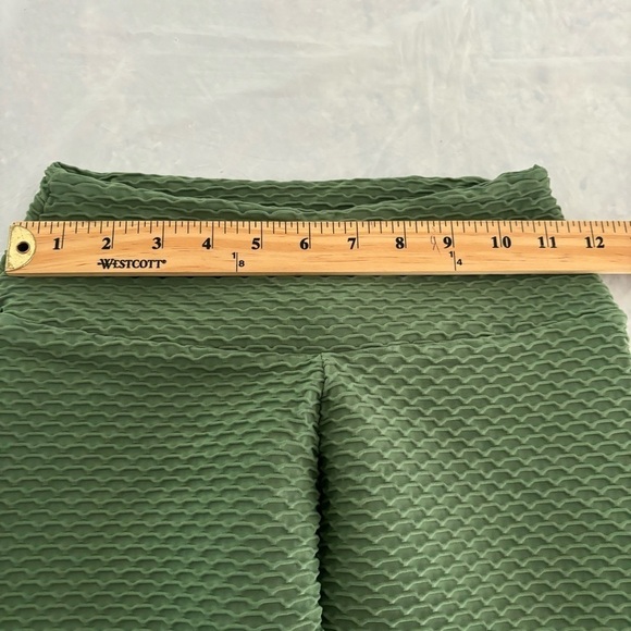 Booty by Brabants Croco Legging Olive Green size OS - Picture 2 of 8